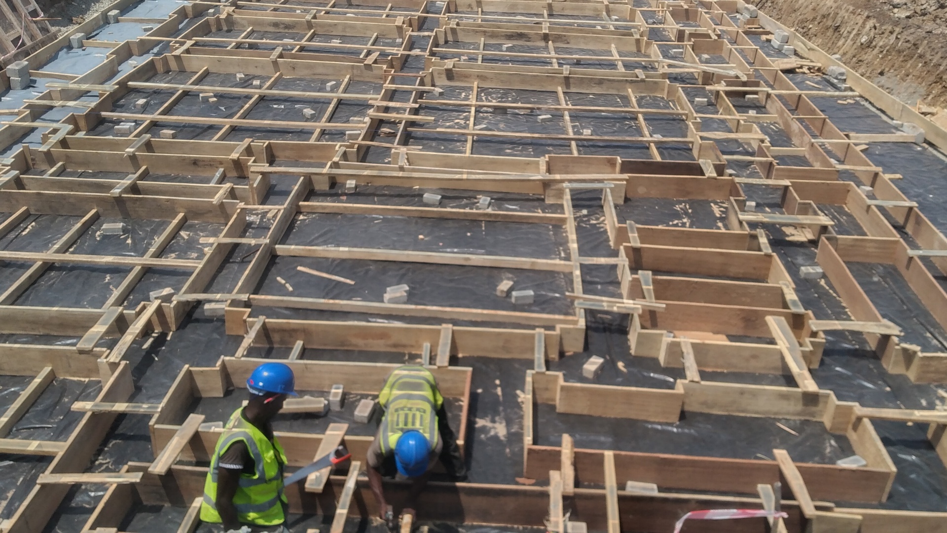 Foundation works for Kingdom Hall - Lashibi